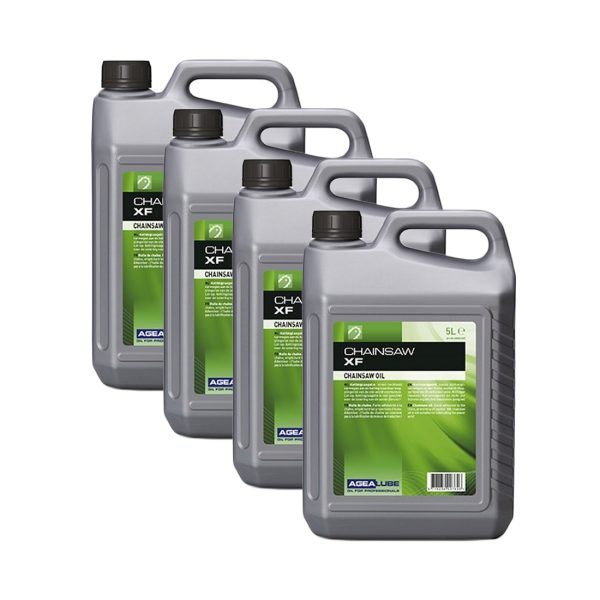 Voordeelpakket 4x Agealube XF kettingzaagolie 5 liter