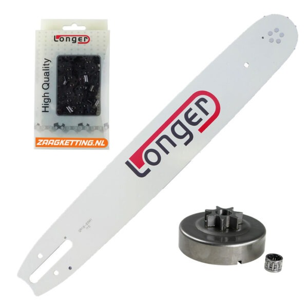 Onderhoudsbundel met 40cm zaaglengte passend voor Stihl MS240, 026, MS260, MS261, MS270, MS271, MS280 (1,6mm)