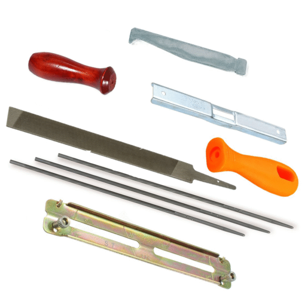 Slijpset 3/8''LP (3/8''P) met 4,5mm ronde vijlen