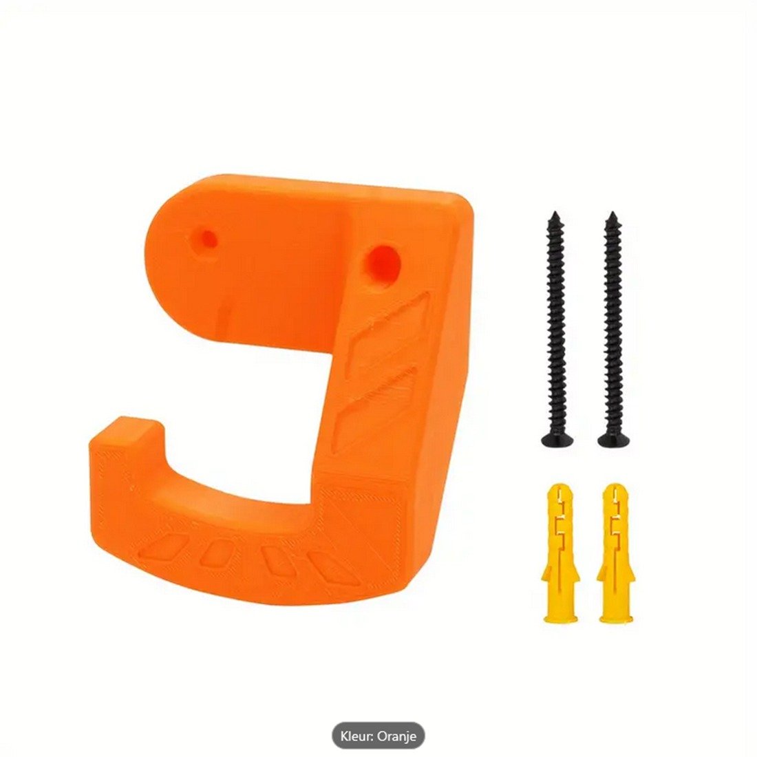 Kunststof wandbeugel voor kettingzagen en heggenscharen